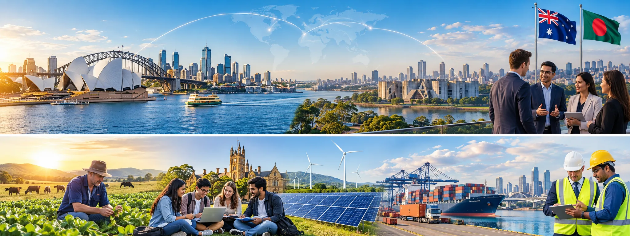 International business, education and institutional connections
